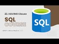 22. Having Clause in SQL | SQL Full Course in Hindi | Learn Data Analytics