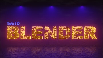 Blender Intro - Text intro Lighting environment in [ Blender Eevee ]. Blender Eevee Lighting .