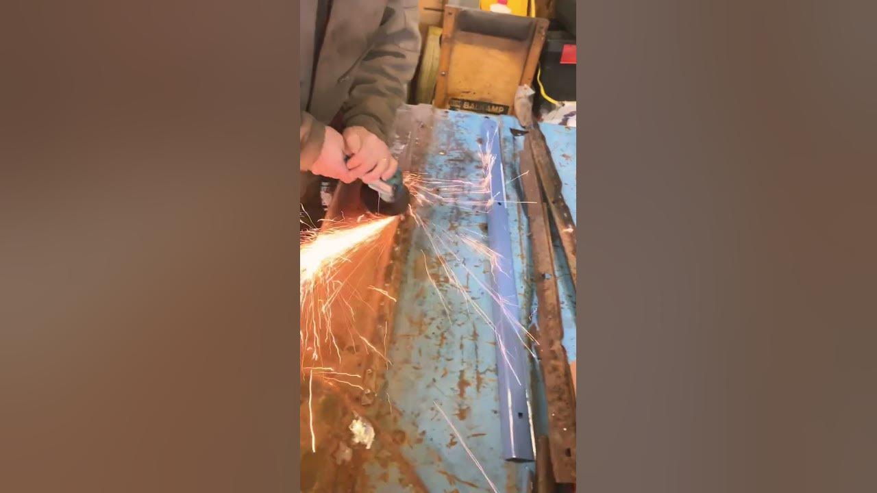 How to grind spot welds within pneumatic grinder YouTube