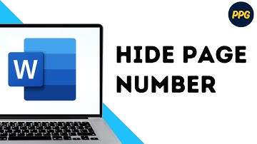 How to hide or remove first page number in MS Word ?