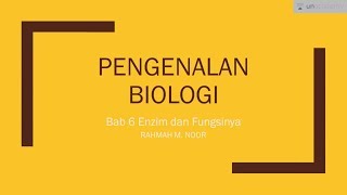 Enzim dan Fungsinya (Biologi - SBMPTN, UN, SMA)