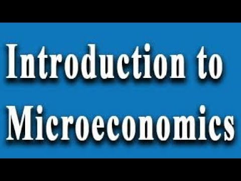 Introduction to Micro Economics
