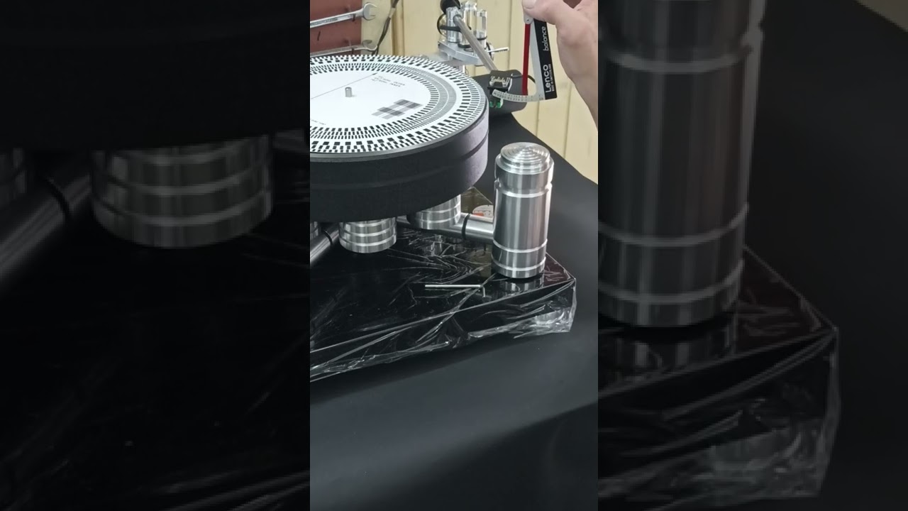 Step 7. S.A.M. Calista II - tracking force set up with manual scale