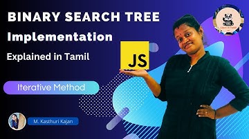 Binary Search Tree | Implementation | JavaScript | Tamil | insert/search/remove |Learn in Tamil #LiT
