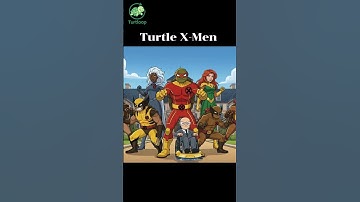 🐢Turtle X-Men  #turtloop #animation #shorts  #TurtleCosplay #TurtloopSeries #เต่าคอสเพลย์