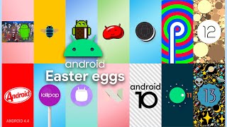 All Android Easter Egg | Android 1  13 | Every Version | Evolution