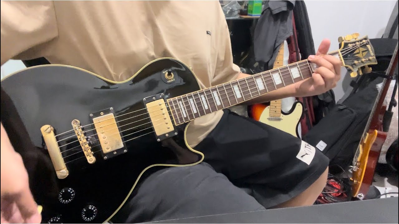 Blitz by Aria Pro ii Les Paul Custom Korea, very good sound, looks