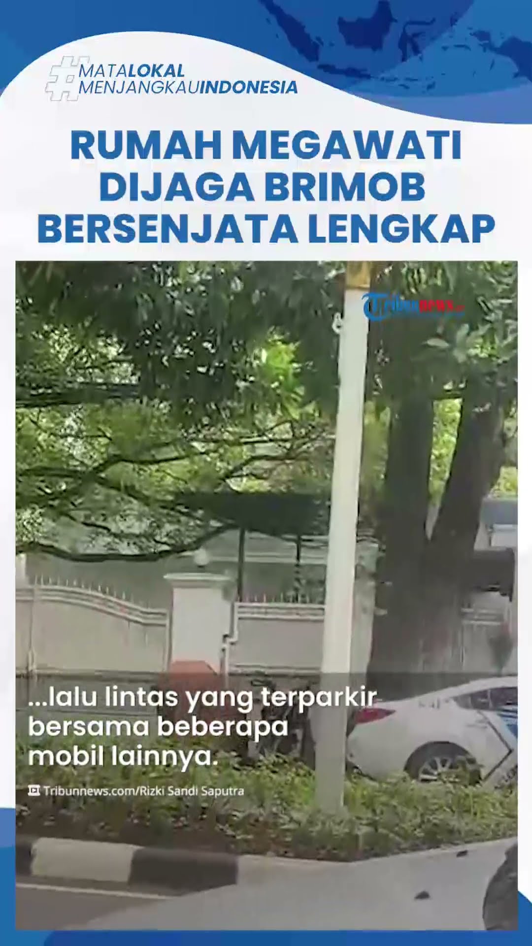 Rumah Megawati Sepi seusai Hasto Jadi Tersangka Kasus Harun Masiku, Dijaga Brimob Bersenjata Lengkap