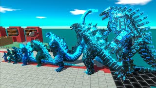 EVOLUTION of MECHAGODZILLA 2021 Ice Frostbite Size Comparison VS Team BIOLLANTE x KONG x DESTOROYAH