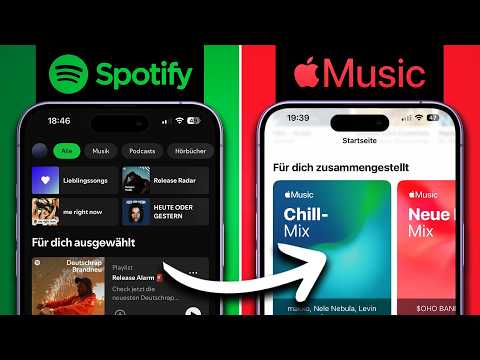 Ich bin von Spotify zu Apple Music gewechselt! 😠
