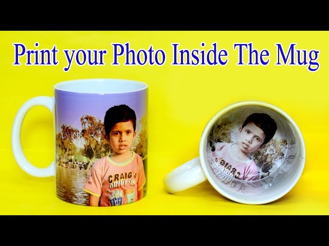 How to print your Favourite photo inside Mug | Easy mug printing INside and  Out! - YouTube