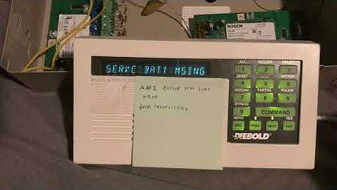 Radionics 9000 series keypad tones (security portion)