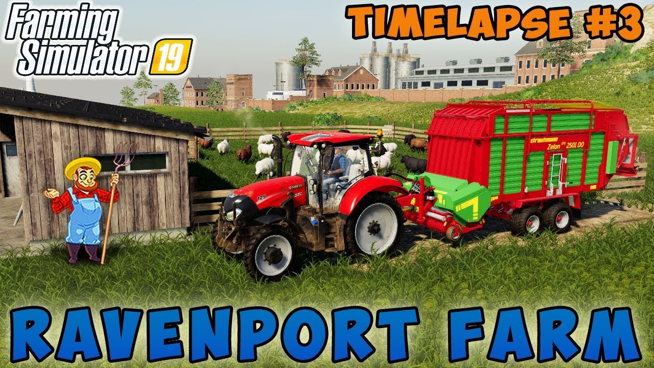 Farming simulator 19 | Ravenport Farm | Timelapse #03 | Buying a sheep.