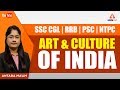 NTPC/SSC /CGL/RRB/PSC | Art and Culture of India | Antara Ma'am | 1:00 PM