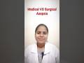 Medical vs Surgical Asepsis 😱 | Don’t Confuse This in Exams! #Shorts