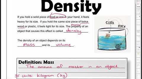 Gr8 - Lesson 4 - Video 1 - Density pg1-pg4