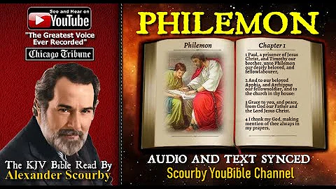 57 | Book of Philemon | Read by Alexander Scourby | The GREATEST VOICE Ever Recorded!