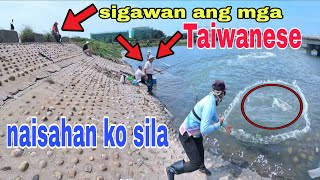 Walang kamalay malay ang mga Taiwanese na may malaking isda sa gilid nila|Catch & Cook:fish overload