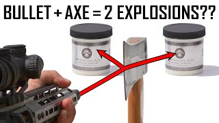 Splitting Rifle Bullets with an Axe! - Ballistic High-Speed