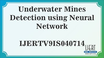 Underwater Mines Detection using Neural Network