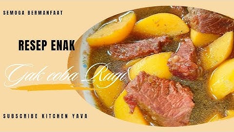 PRAKTIS DAN ENAK.! Resep semur Daging sapi kentang - Masakan Sederhana sehari hari - menu lebaran