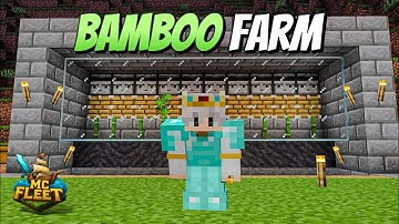 How I Built the Ultimate Bamboo Farm on Mc Fleet!