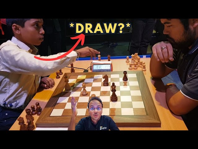 when u offer draw to hikaru clip credit : chessbase india