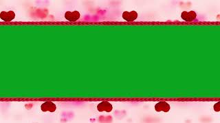 Love Wedding Video Frame Green Screen Video Love Wedding Video Frame Green Screen Video