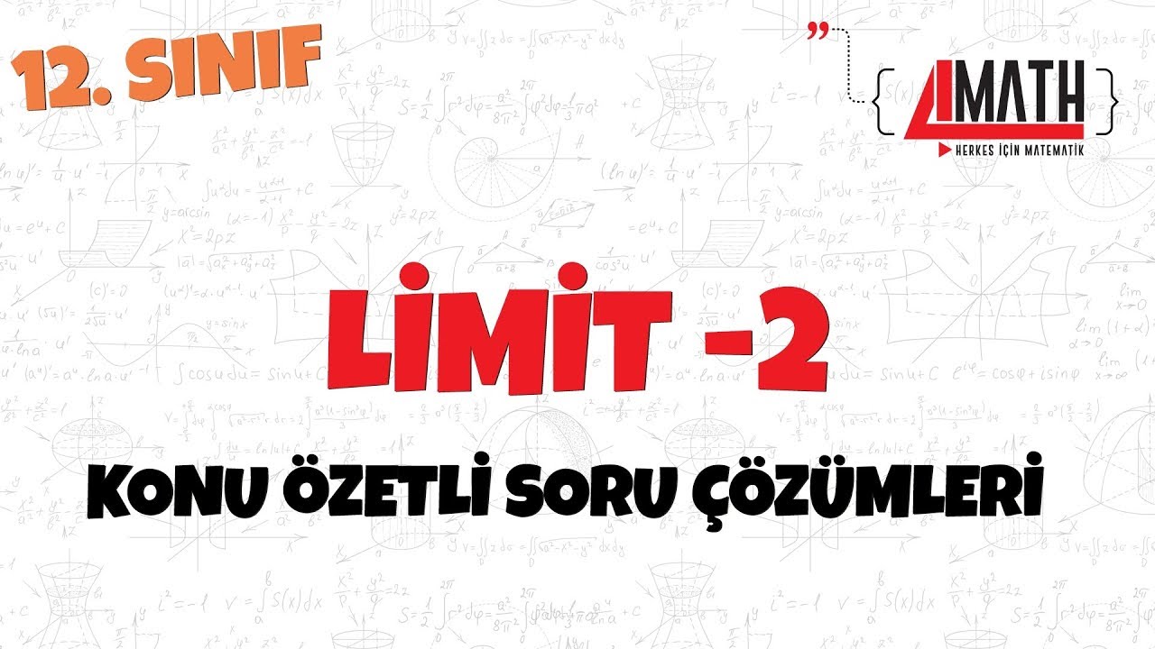 Limit -2 - Konu Özetli Soru Çözümleri