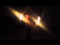 Flame fantastic fire poi skills