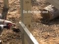 DIY Build a Fence yourself-how to put on the rails by one person DIY Build a Fence yourself-how to put on the rails by one person