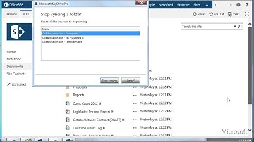 Stop or pause syncing SharePoint 2013 libraries with SkyDrive Pro - EPC Group