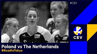 FULL MATCH: THE NETHERLANDS vs POLAND - CEV Tokyo Volleyball European Qualification 2020 - Women
