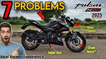 7 BIG Problems in Pulsar N160 2025 After 1500+ Km – Real Owner Experience #bajajpulsarn160 #n160