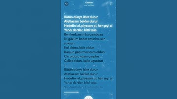 Thumbnail of Mor ve ötesi-Cambaz lyrics #fypシ #lyricvideo #music #keşfet #keşfetbeniöneçıkar #morveötesi