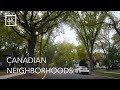 ASMR Walk 🎧 Canadian Neighbourhoods Suburbs | Relaxing Sounds For Work Study Sleep