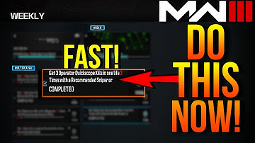 How To Get 3 Quickscope Kills in One Life 3 Times With a Sniper or Marksman Rifle in MW3!