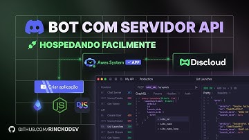 Criando bot de discord com API interna e hospedando facilmente - discord.js v14 - discloud 💚