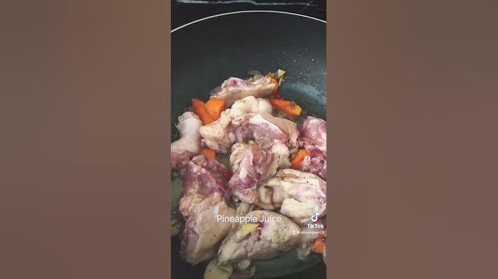 Pineapple Chicken AKA Pininyahang Manok 🍍🐥