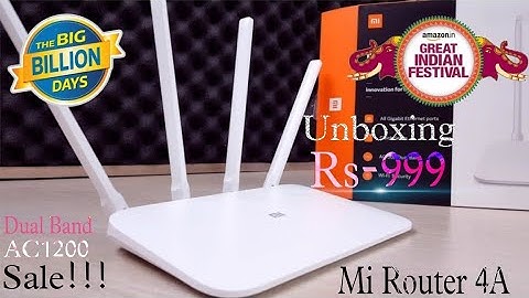 Mi Router 4A | UNBOXING | Review | Rs-999 | Cheap Price | Great Indian Festival |