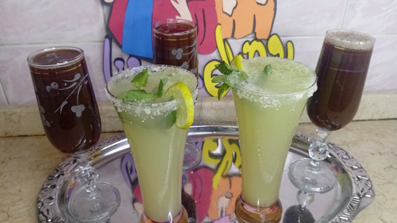 طريقه عمل عصير التمر هندي بطريقه سهله جداا وطريقه عمل عصير ليمون بنعناع احلي من بتاعت المحلات 👌😋💯💯