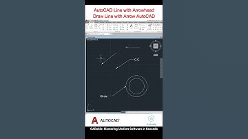AutoCAD Line with Arrowhead | Draw Line with Arrow AutoCAD #autocadlinewitharrowhead #CADable