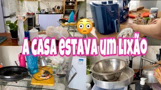 FAXINA MUITO PESADA NA COZINHA/ TAVA UM CAOS/ TUDO BAGUNÇADO.