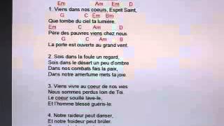 viens dans nos coeurs esprit saint