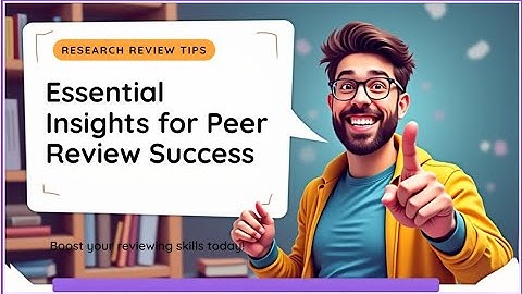 Insightful Tips for Research Peer Reviewers