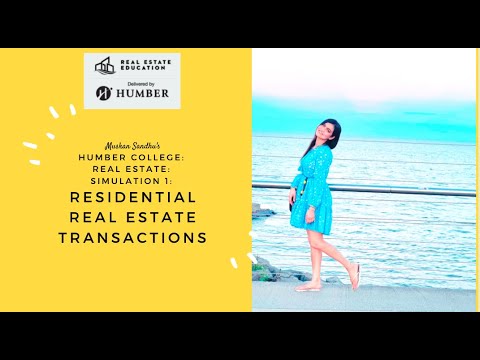 Humber Real Estate Simulation:1 (Residential Real Estate Transactions)