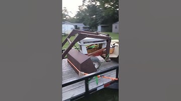 small front end loader Cub cadet garden tractor