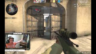 CS:GO - Most Random Shot Ever(Wall Headshot NoWhere)