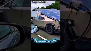 Solar Electric Car — Charging While Driving ☀️🚗 #shorts