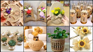 🌿 Beautiful Jute Decor Crafts Ideas | DIY Rustic & Handmade Home Decor ✨